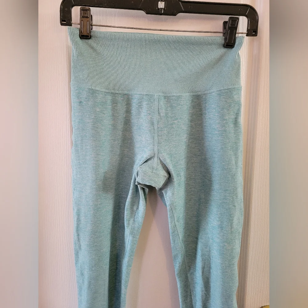 ALO Yoga AloSoft Lounge Leggings Blue Quartz Size Small Full Length